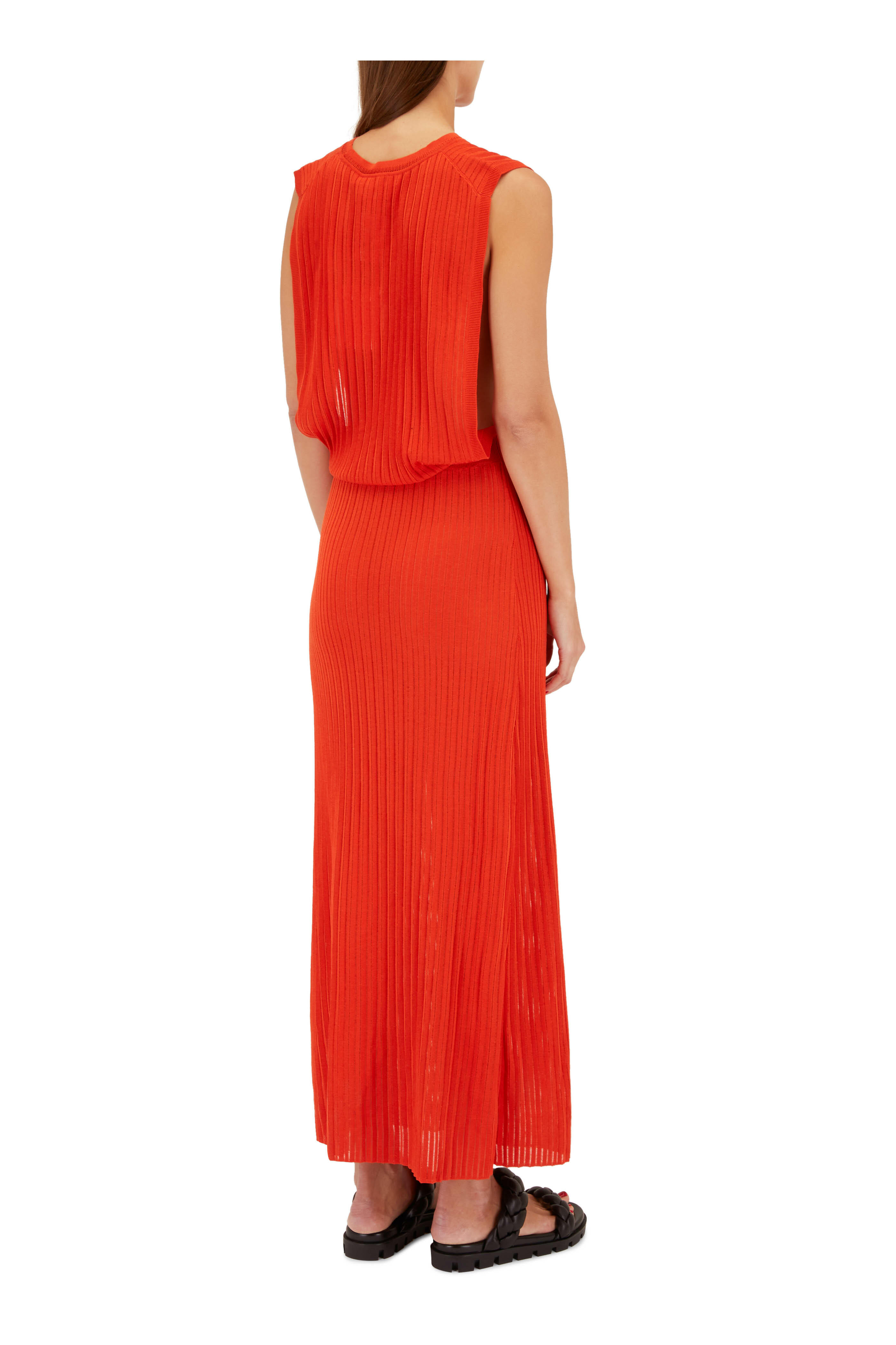 Chloé - Loving Orange Sleeveless Knit Dress | Mitchell Stores