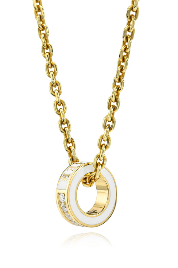 Dru Yellow Gold Diamond Dreamer Love Bomb Pendant - view 3