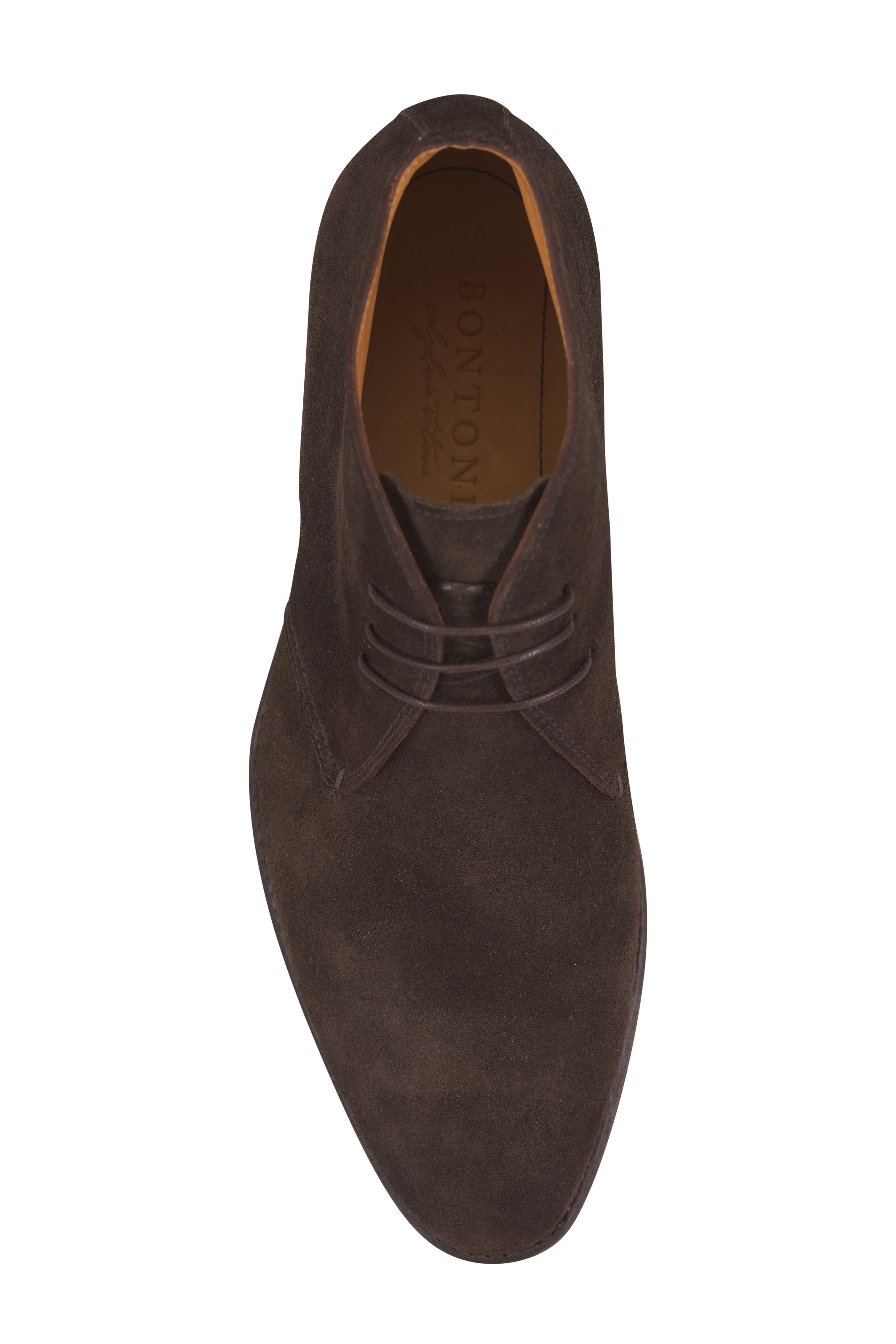 Bontoni - Desert Dark Brown Suede Derby - view 3