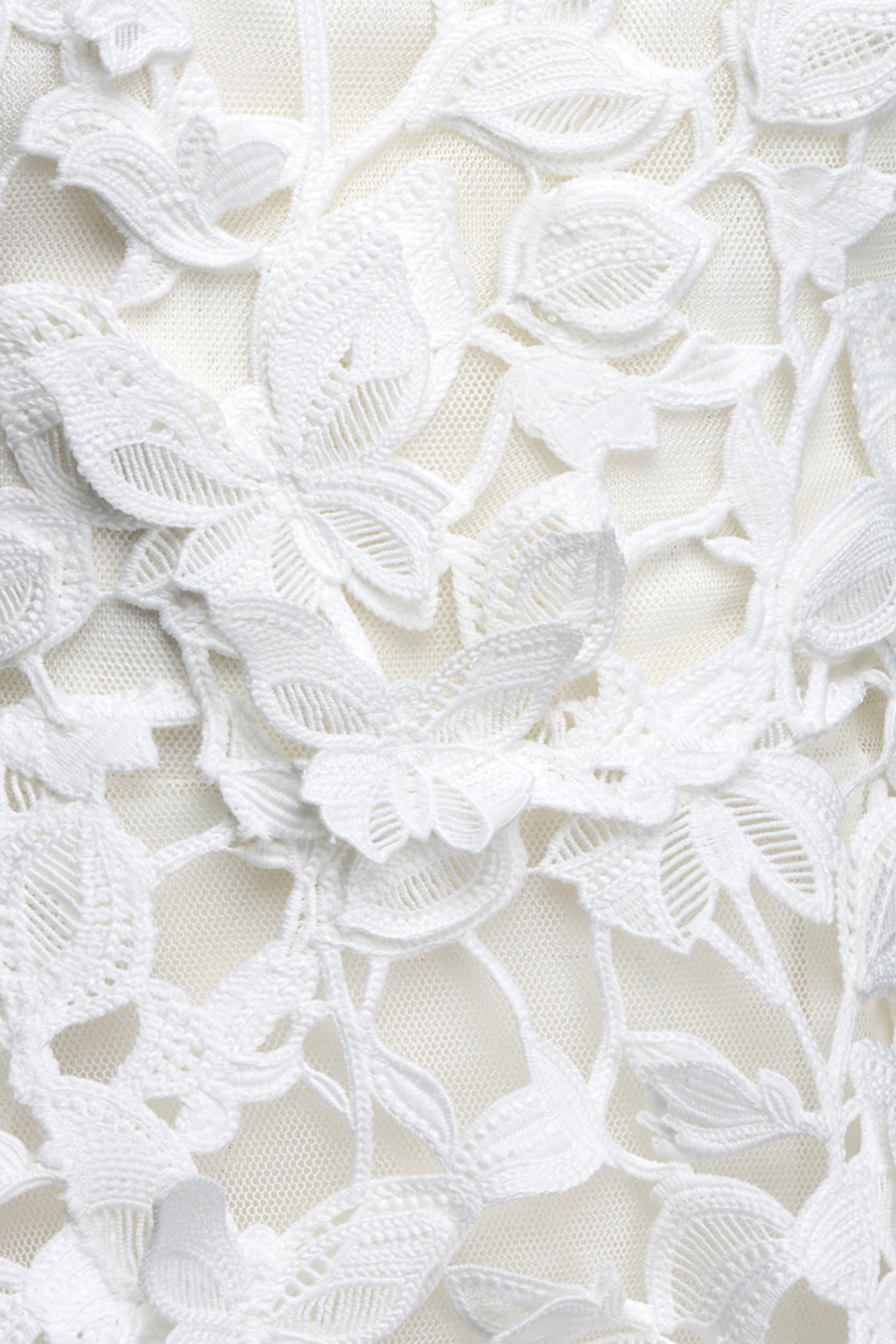 Simkhai - Darla White Applique Mini Dress