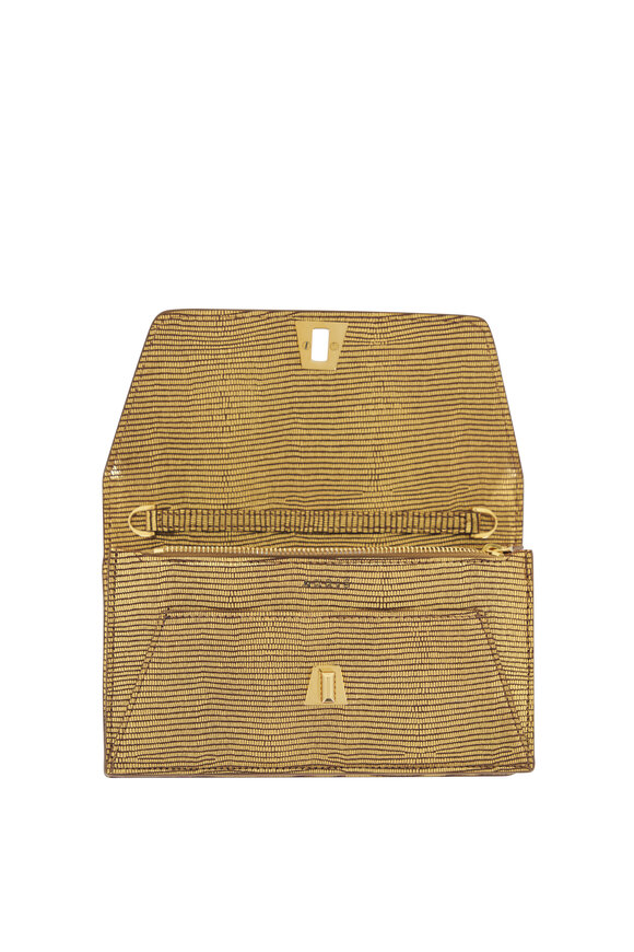 Akris - Anouk Bronze Envelope Chain Clutch