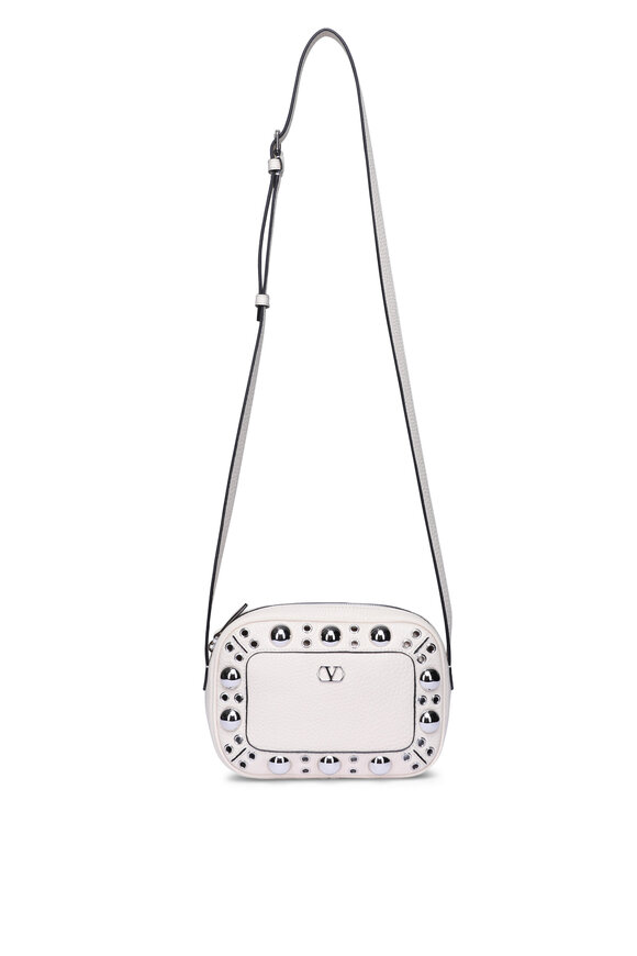 【送料込み】VALENTINO GARAVANI ALLTIME カメラバッグ Valentino Garavani Alltime Mini Leather Camera Crossbody Bag