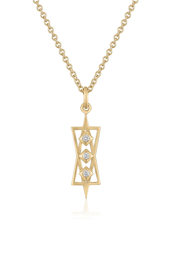 Loriann 14k Yellow Gold Zohara Star of David Pendant