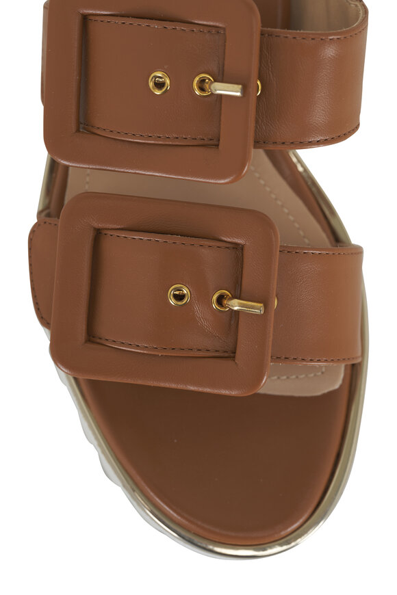 Ron White - Callie Light Brown Buckle Sport Sandal