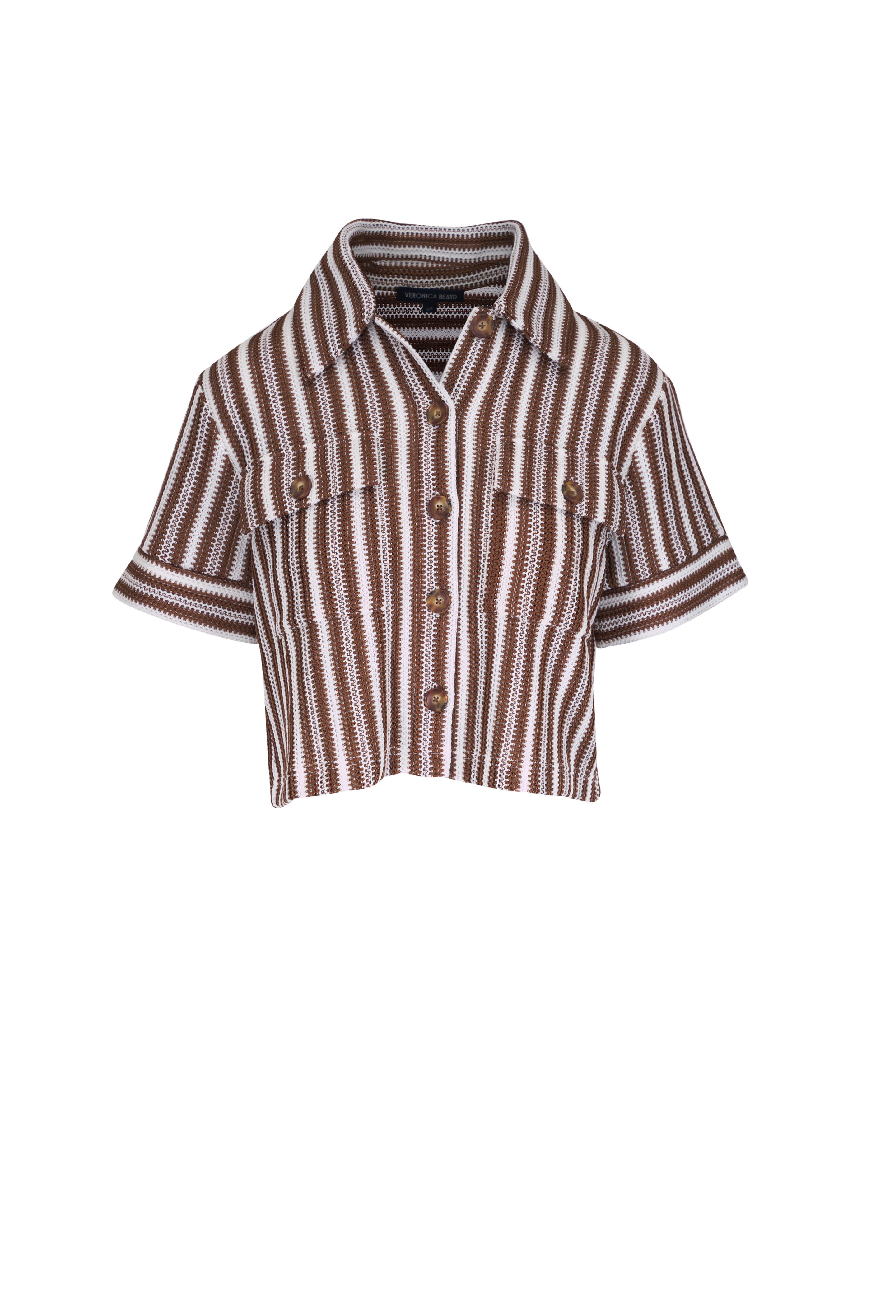 VERONICA BEARD / Meredith Striped/ニット・セーター(薄手)/XL/コットン/1906KN4489291 VERONICA BEARD◇Meredith Striped/ニット・セーター(薄手)/XL