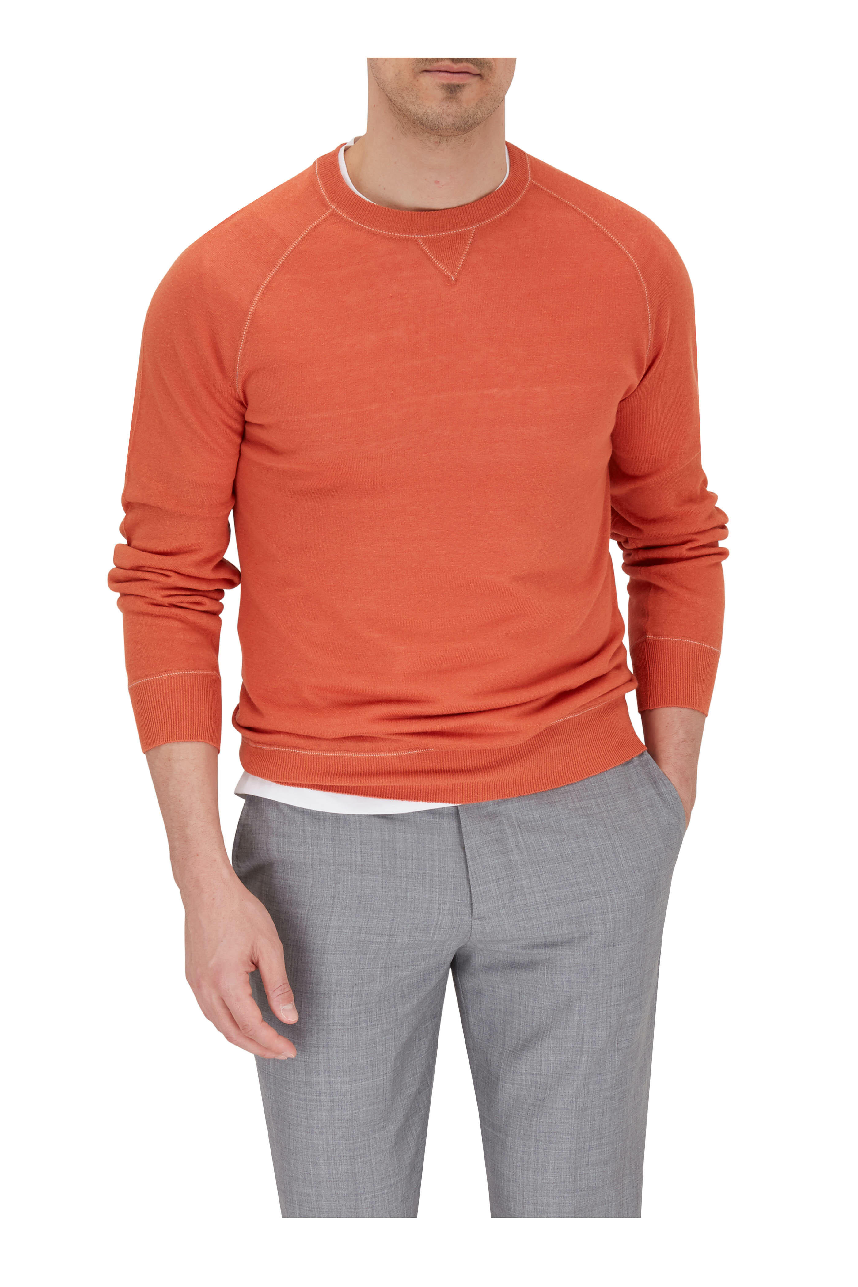 T-shirt with faux-layering (242M0B137427CMD03) for Man