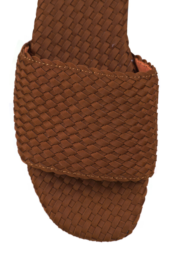 Naghedi St. Barths Teak Handwoven Slide - view 6