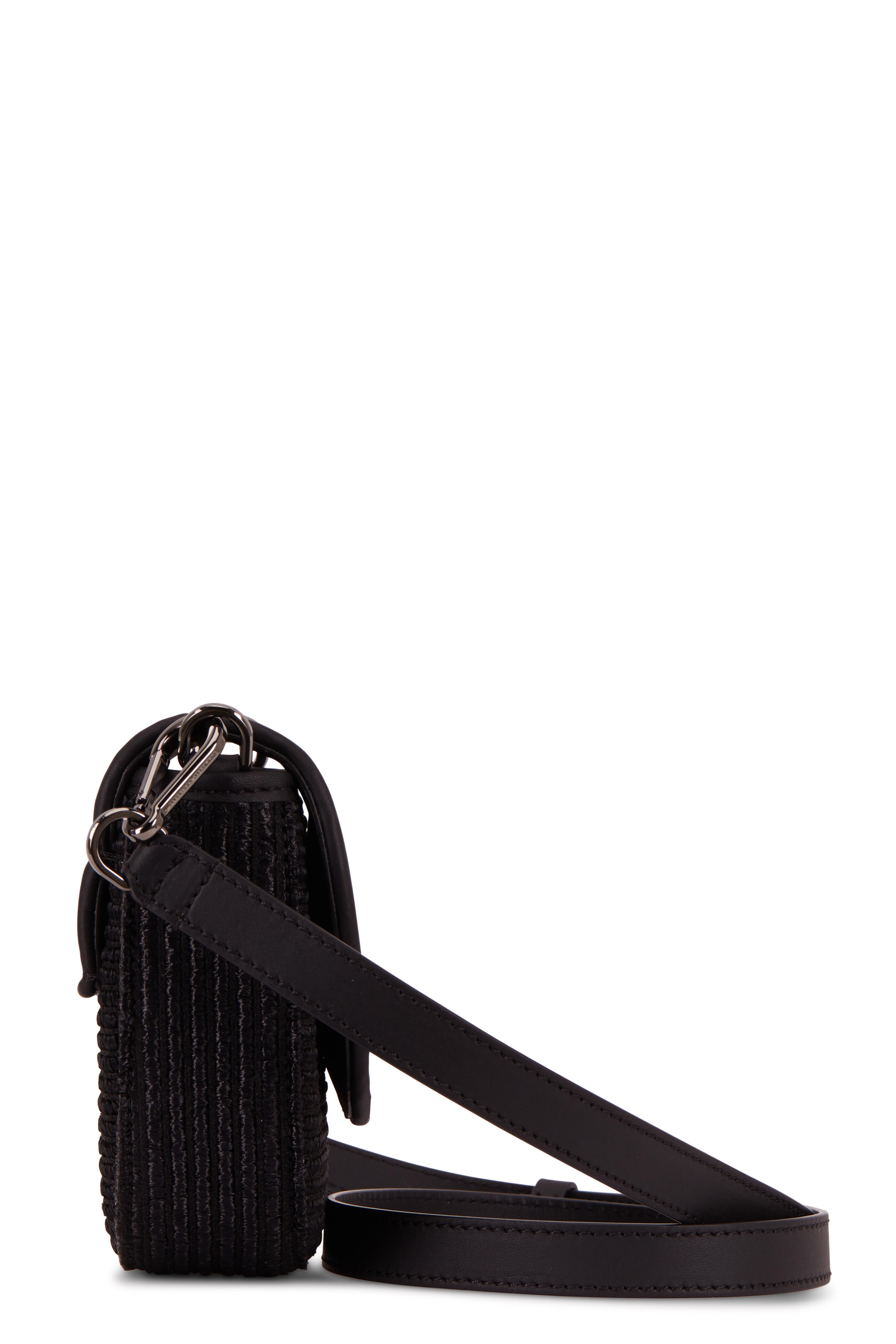 Brunello Cucinelli - Black Raffia & Monili Small Belt Or