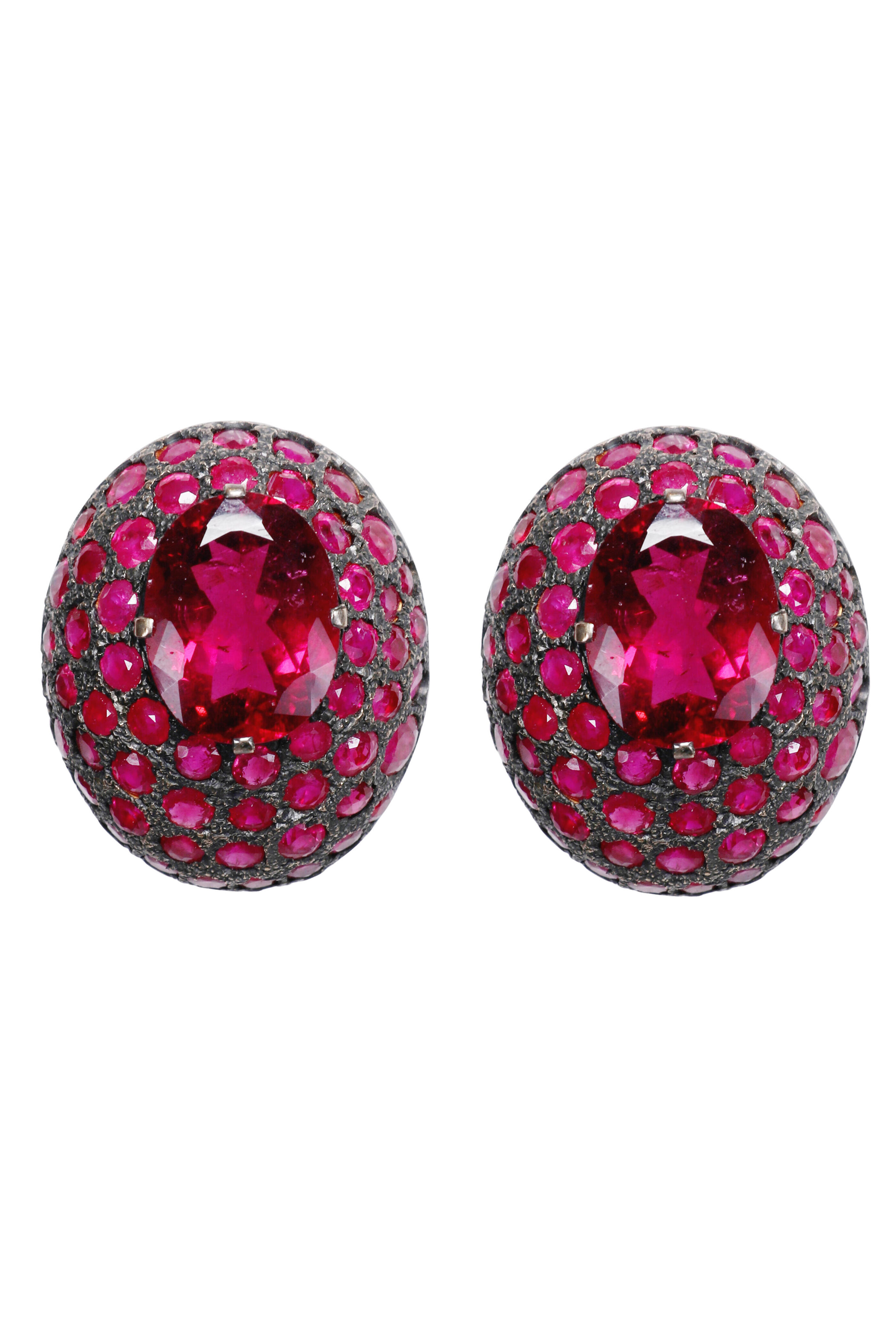 Michael Tracy - Ruby Offering Earrings