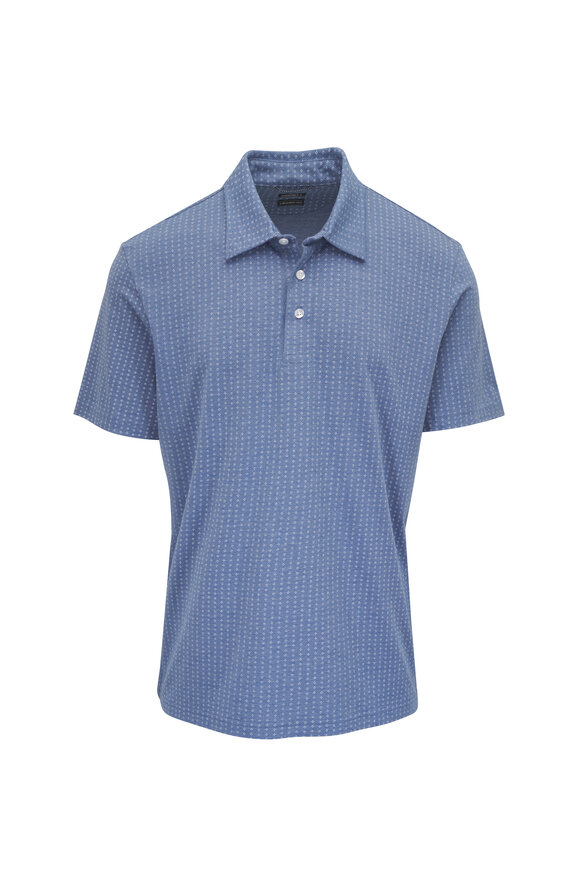 Faherty Brand Movement™ Sea Mélange Arrow Print Polo