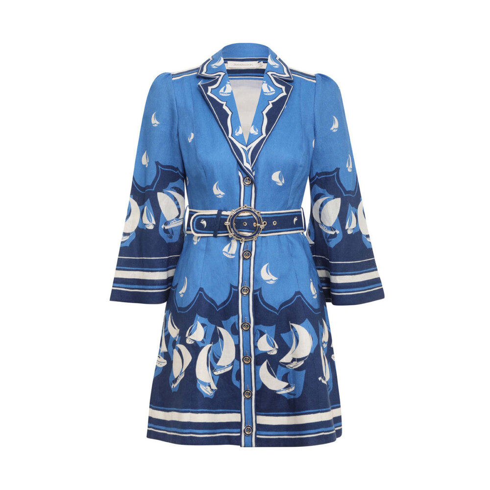 ワンピースその他 ZIMMERMANN Women Dresses 3856DS251MNTHIB Blue zimmermann-high-tide-mini-