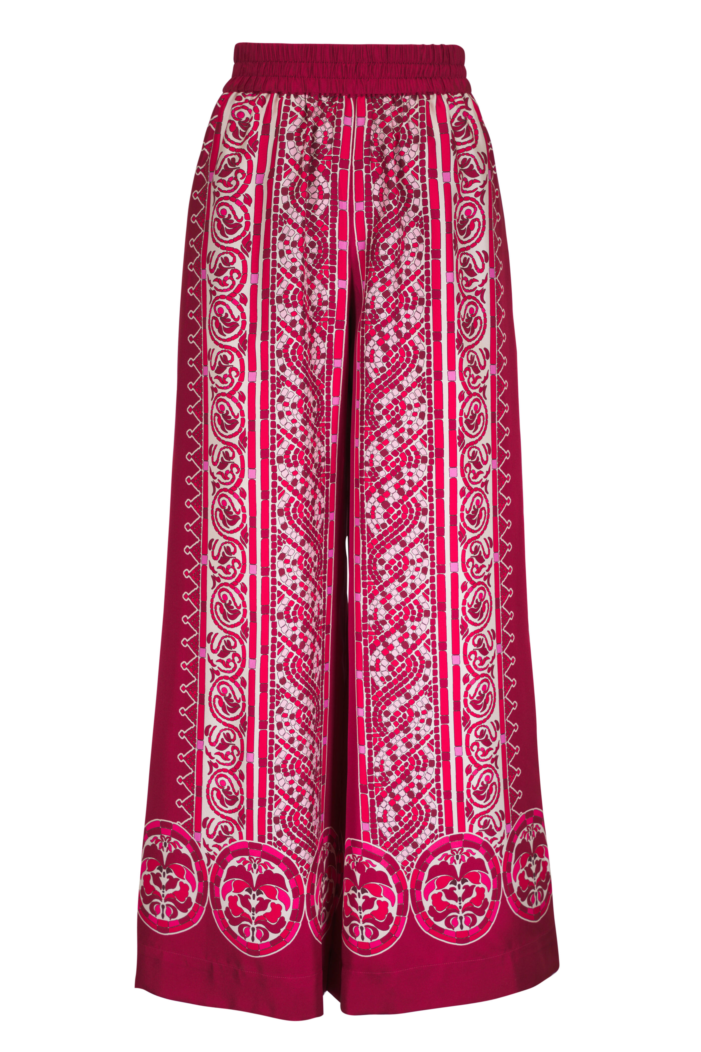 La DoubleJ - Silk Twill Cobra Placee Palazzo Pant