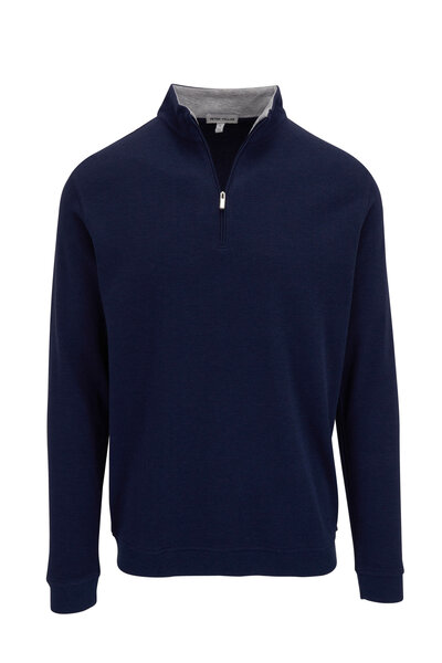 【関税&送料込】Brunello Cucinelli Jersey Full-Zip Hoodie BRUNELLO CUCINELLI Logo-Embroidered Ribbed Cotton Zip-Up