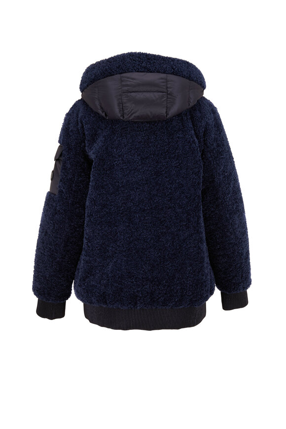 Bogner - Kinga Navy Reversible Down Teddy Jacket