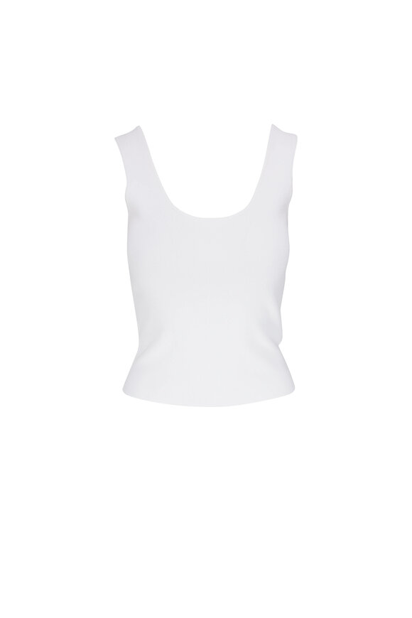 Vince - Optic White Scoop Neck Tank