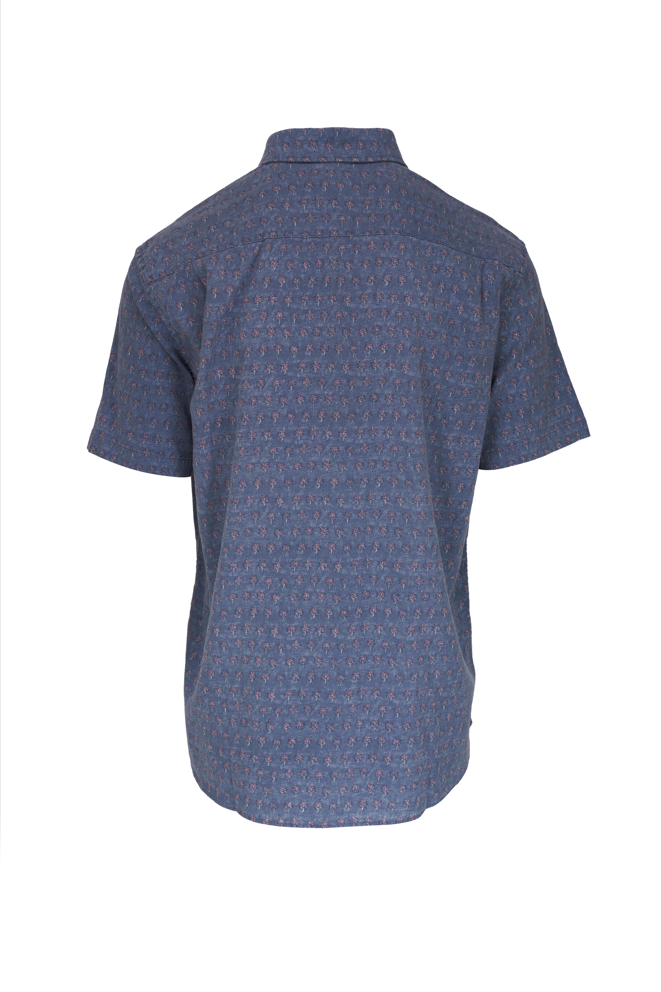 Faherty Brand - Paradise Palm Short Sleeve Button Down
