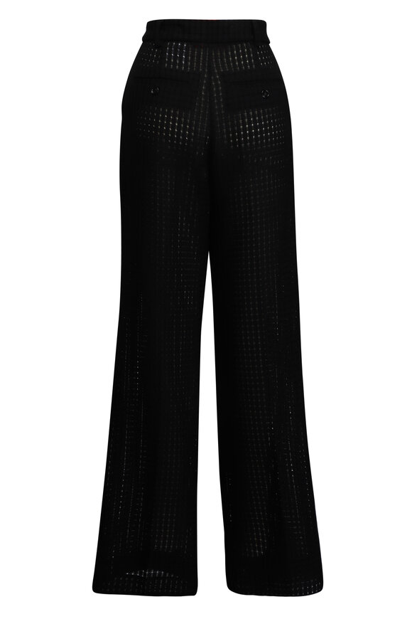 La DoubleJ Loose Black Window Lace Pant - view 2