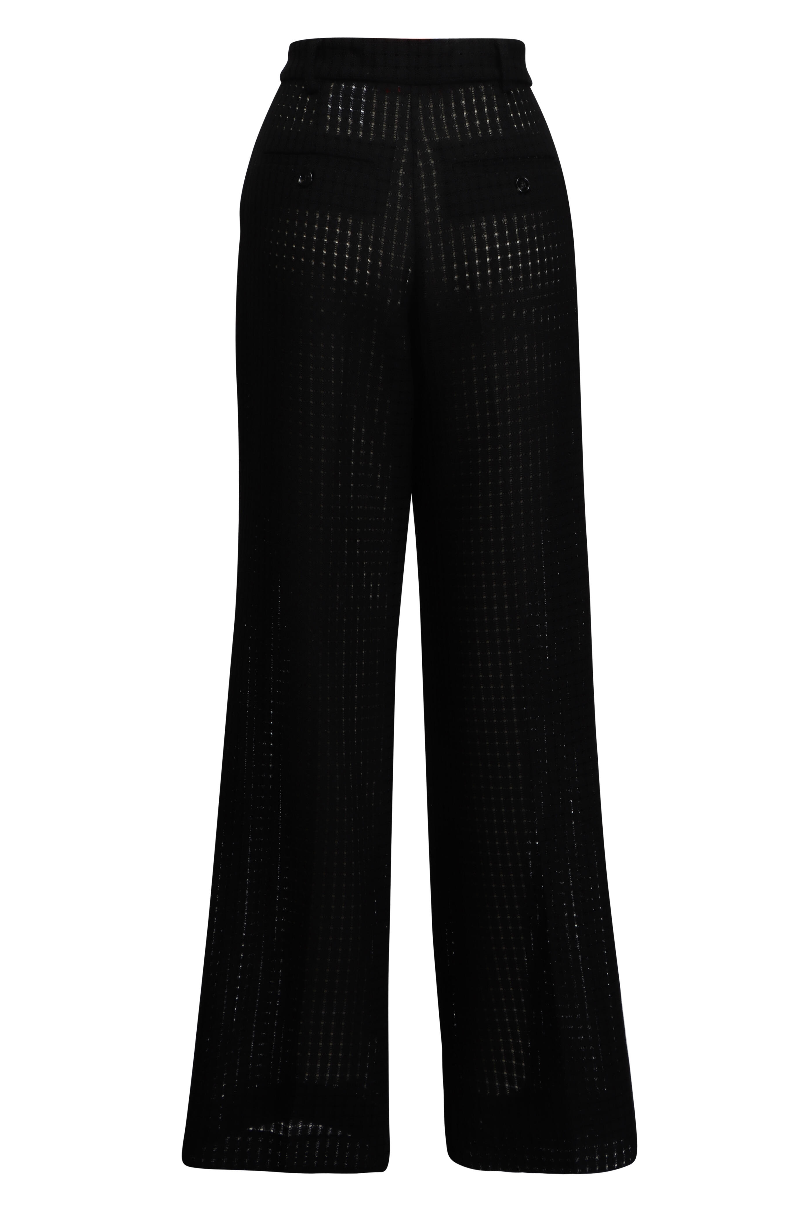La DoubleJ - Loose Black Window Lace Pant - view 2