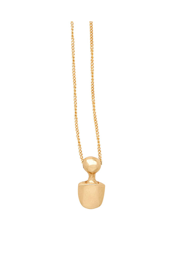 Julie Cohn Design Petite Amulet Bronze Pendant Necklace - view 1