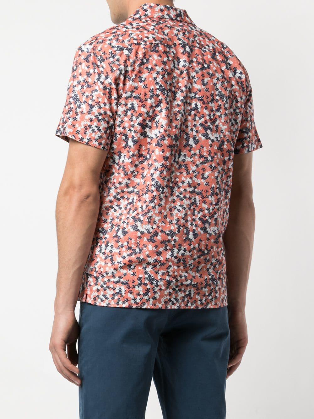 Orlebar Brown - Travis Ninfea Hot Coral Resort Shirt
