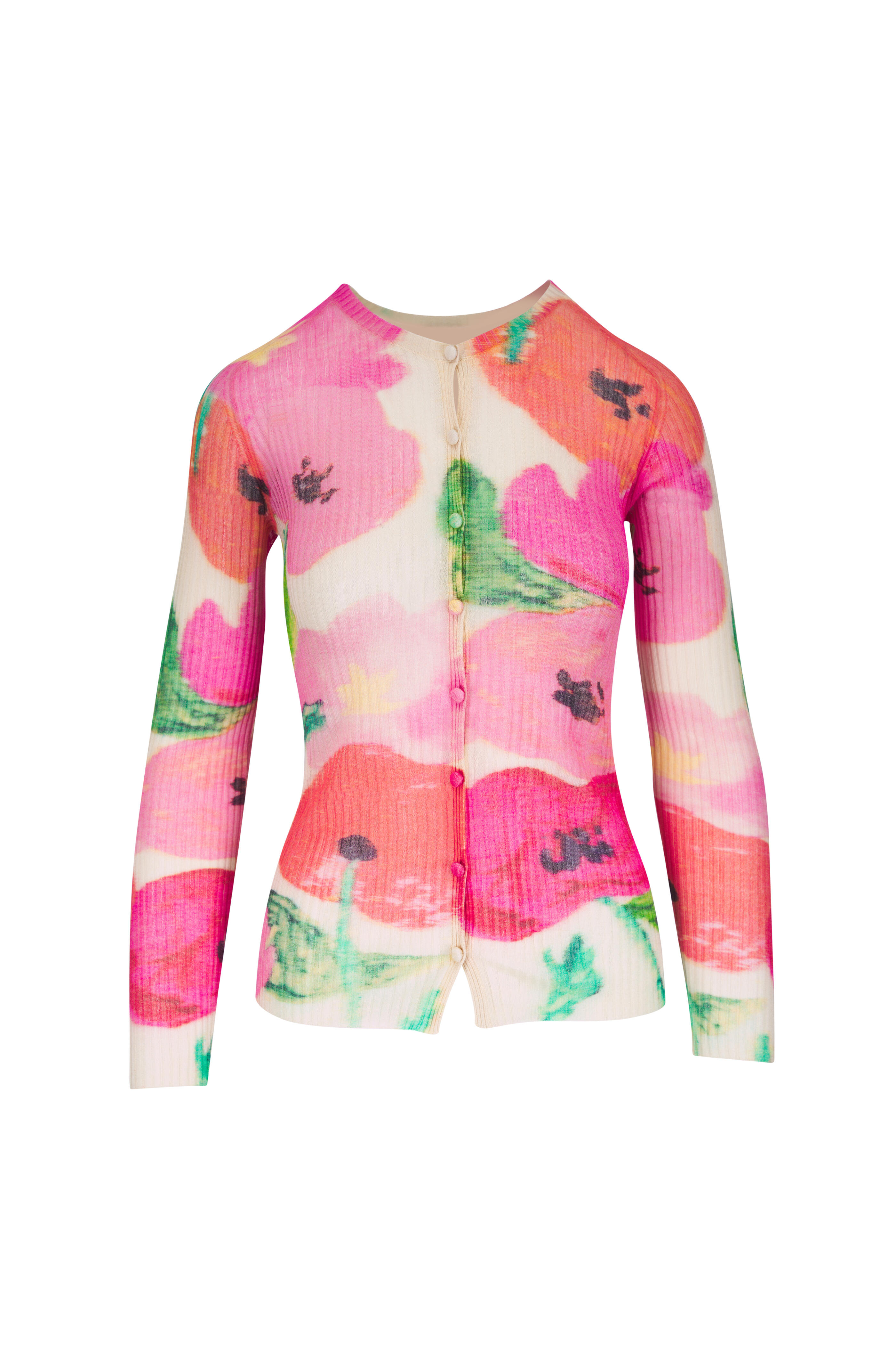 Lafayette 148 New York - Blossom Front Button Cardigan - view 1