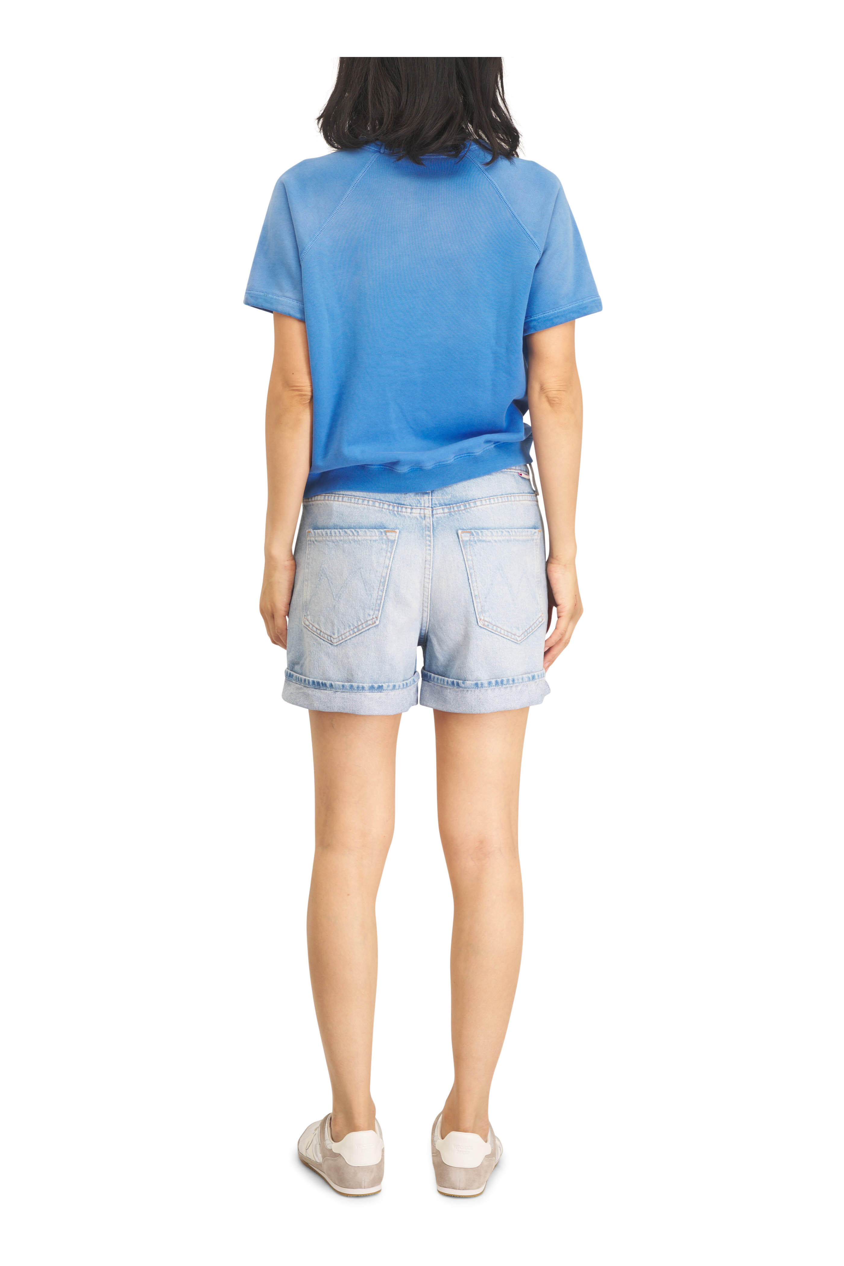Mother - The Short Sleeve Concert Blue Sweatshirt - view 3