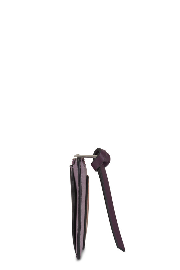 Loewe Dirty Mauve Leather Coin Cardholder - view 3