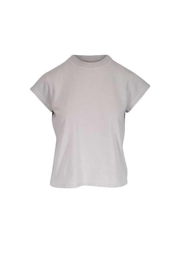 Agolde Bryce Bone Cotton Cap Sleeve T-Shirt - view 1