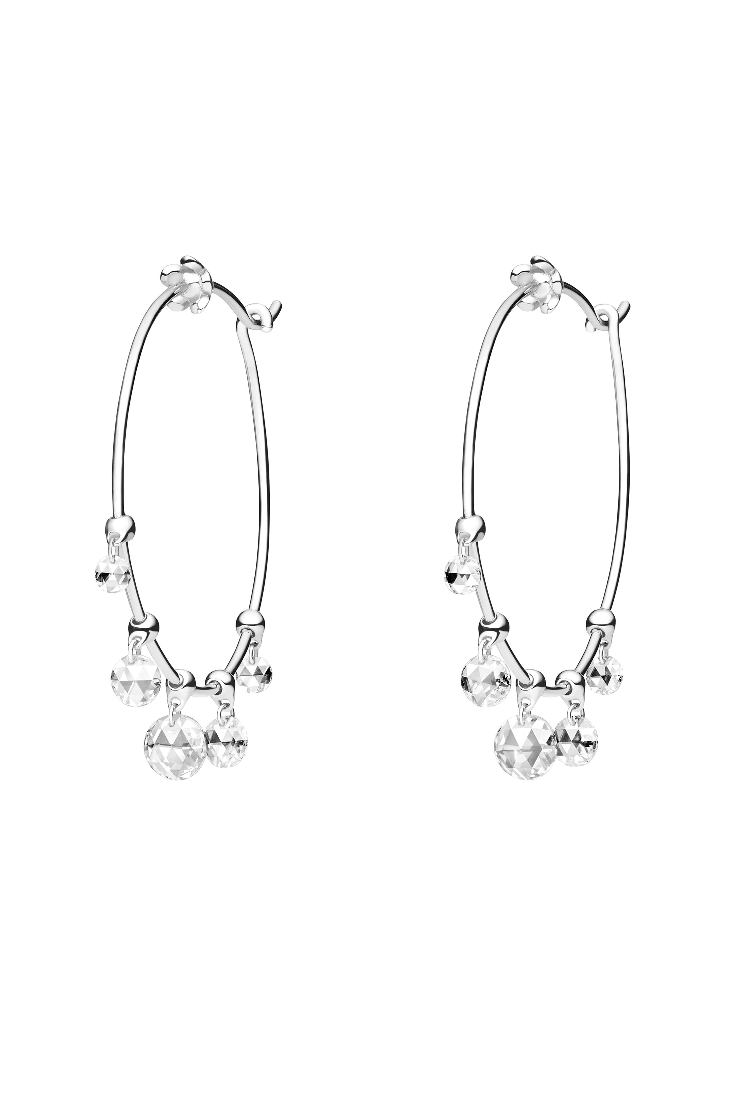 Paul Morelli - Wind Chime Diamond Hoop Earrings