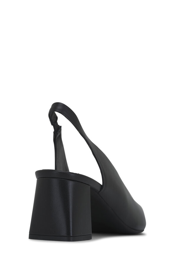 AGL - Dodi Black Leather Slingback, 50mm