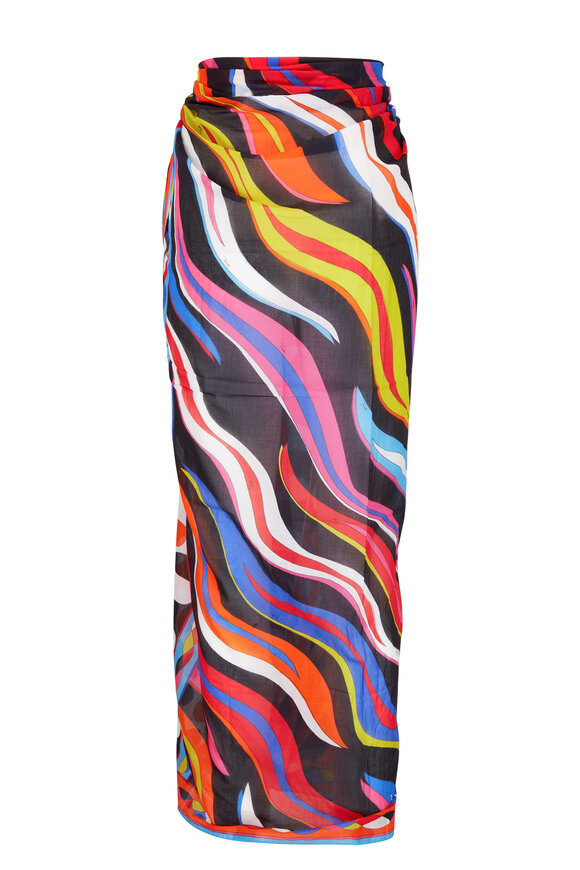 Pucci - Multicolor Long Pareo Sarong