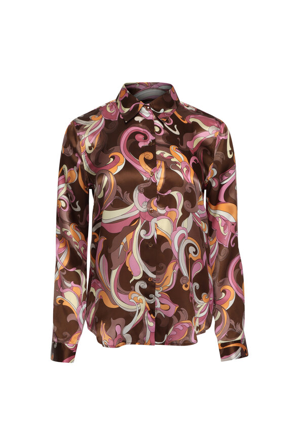 Frank & Eileen - Hot Pink Stripe Shirley Oversized Button Up