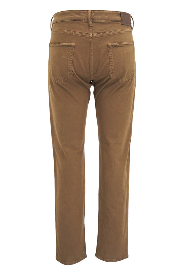 Loro Piana Mossy Brown Five Pocket Pant - view 2