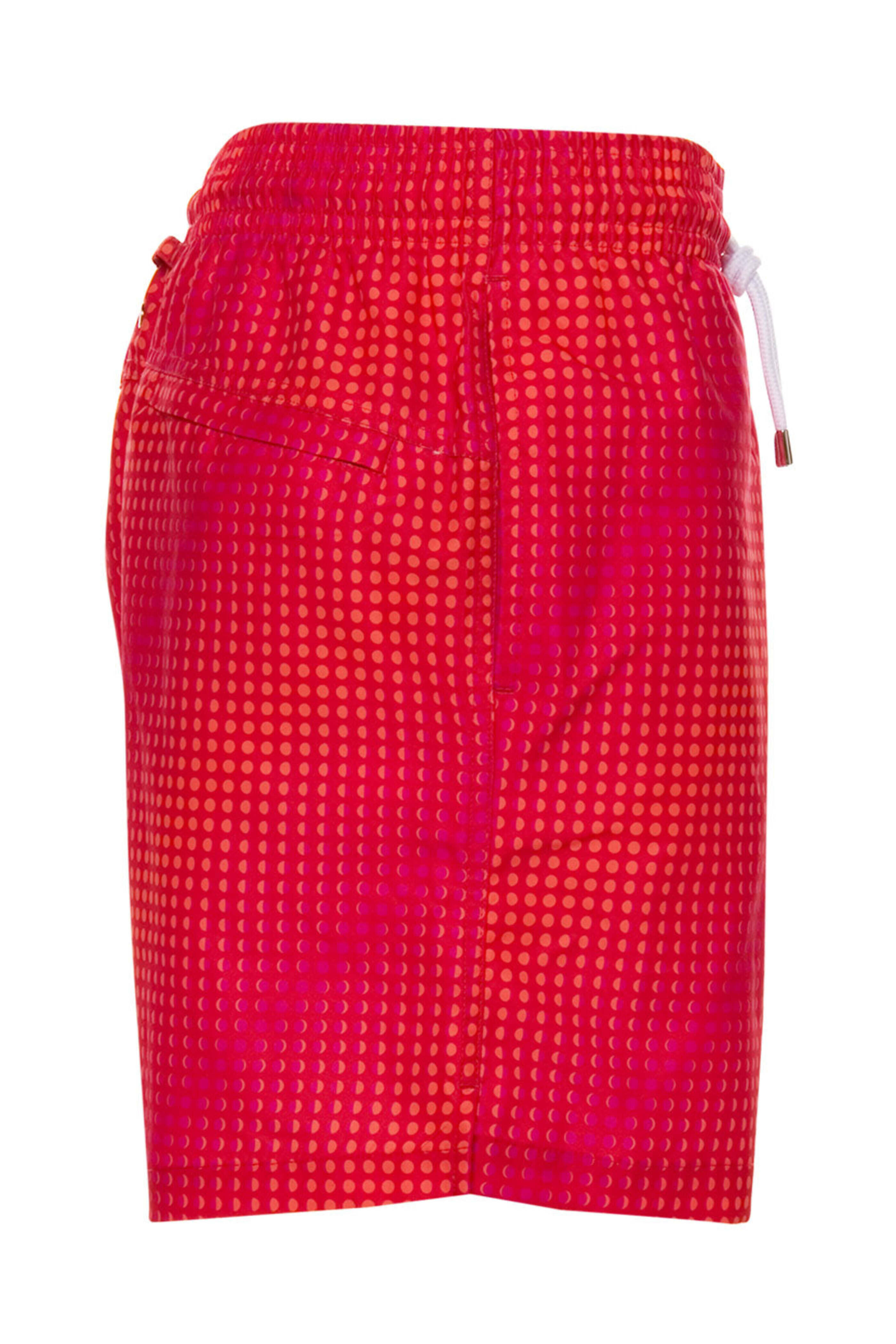 Derek Rose - Red Dotted 7 Inch Swim Short