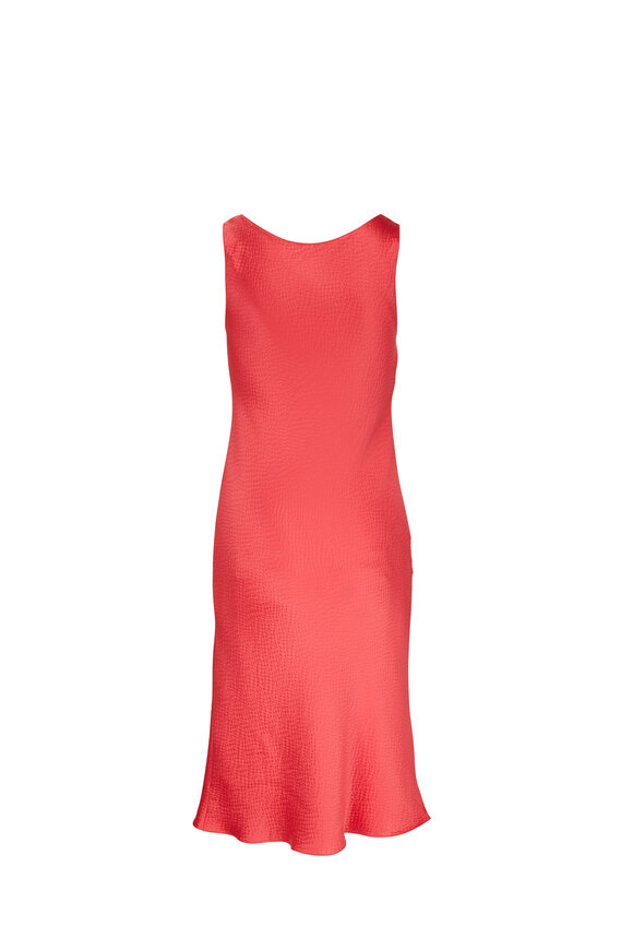 Peter Cohen - Suite Bright Pink Heavy Satin Tank Dress