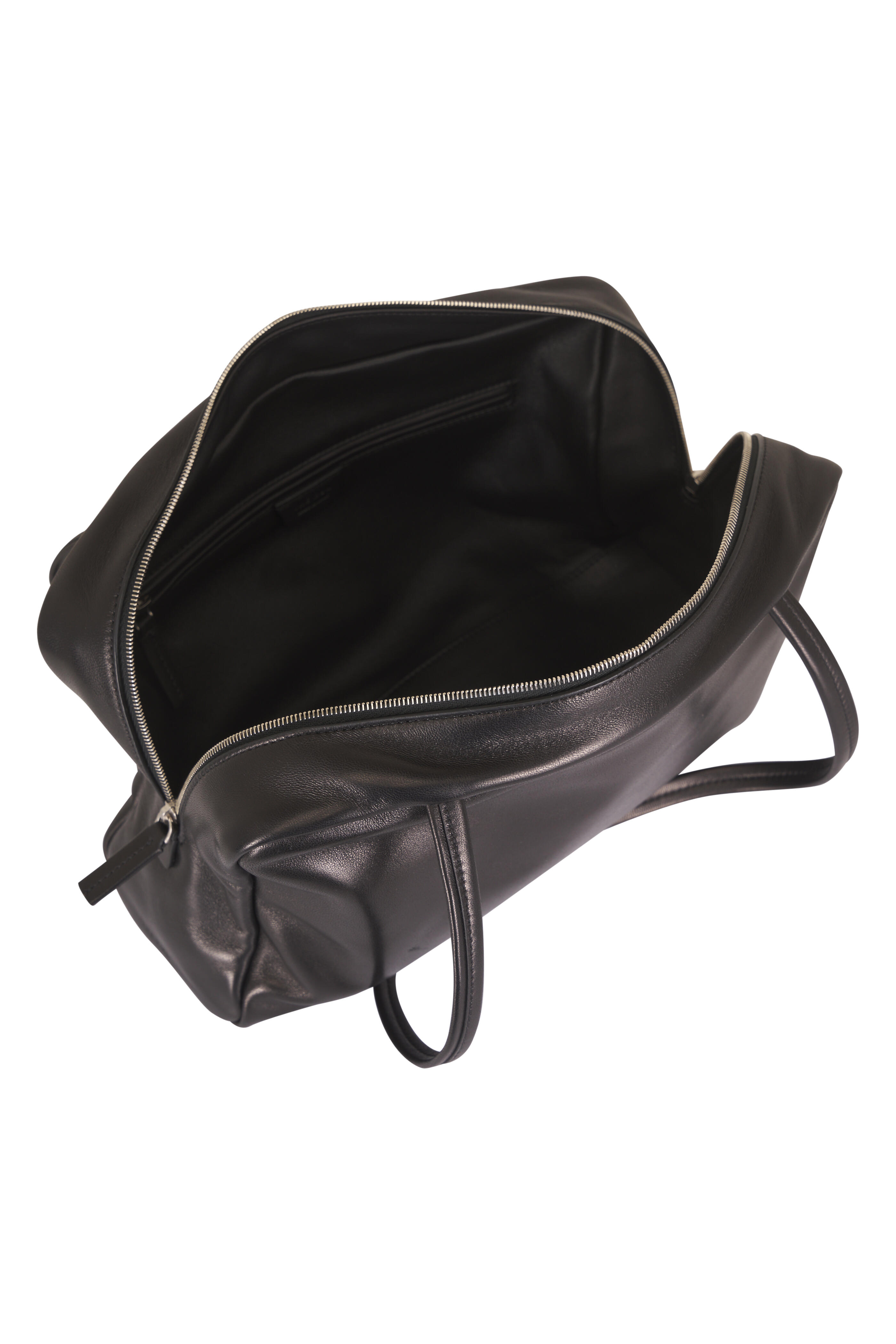 The Row - Astra Black Leather Shoulder Bag - view 4