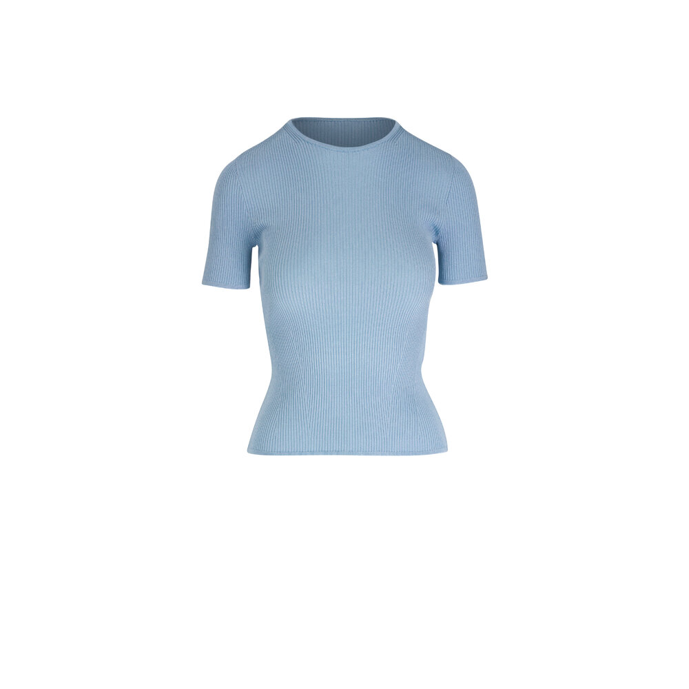 Tシャツ・カットソー ZIMMERMANN LIGHT BLUE TOP uploading-1424041.jpg