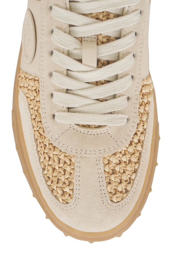 Valentino Garavani Upvillage Woven Raffia Sneaker - view 5