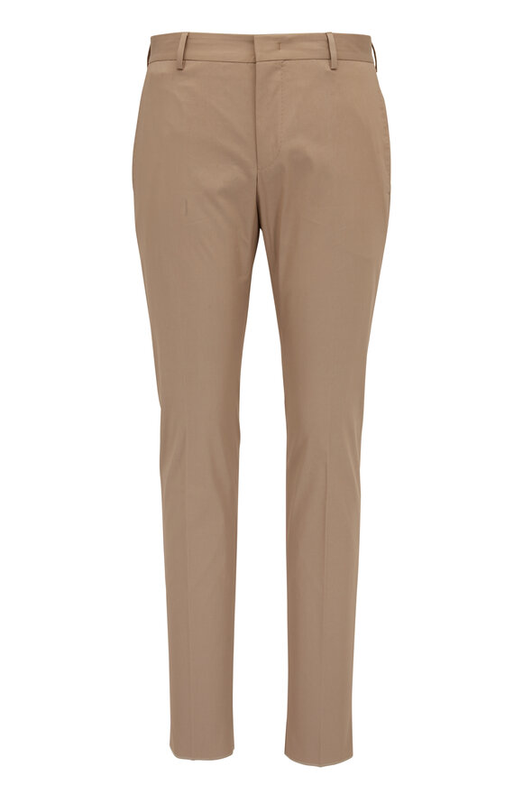 PT Torino Epsilon Stretch Tan Cotton Blend Pant - view 1