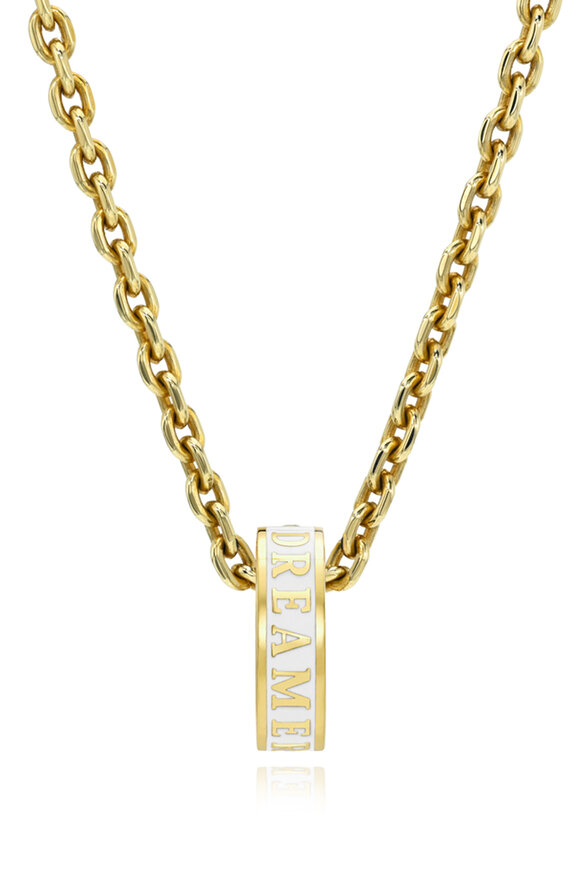 Dru Yellow Gold Diamond Dreamer Love Bomb Pendant - view 1