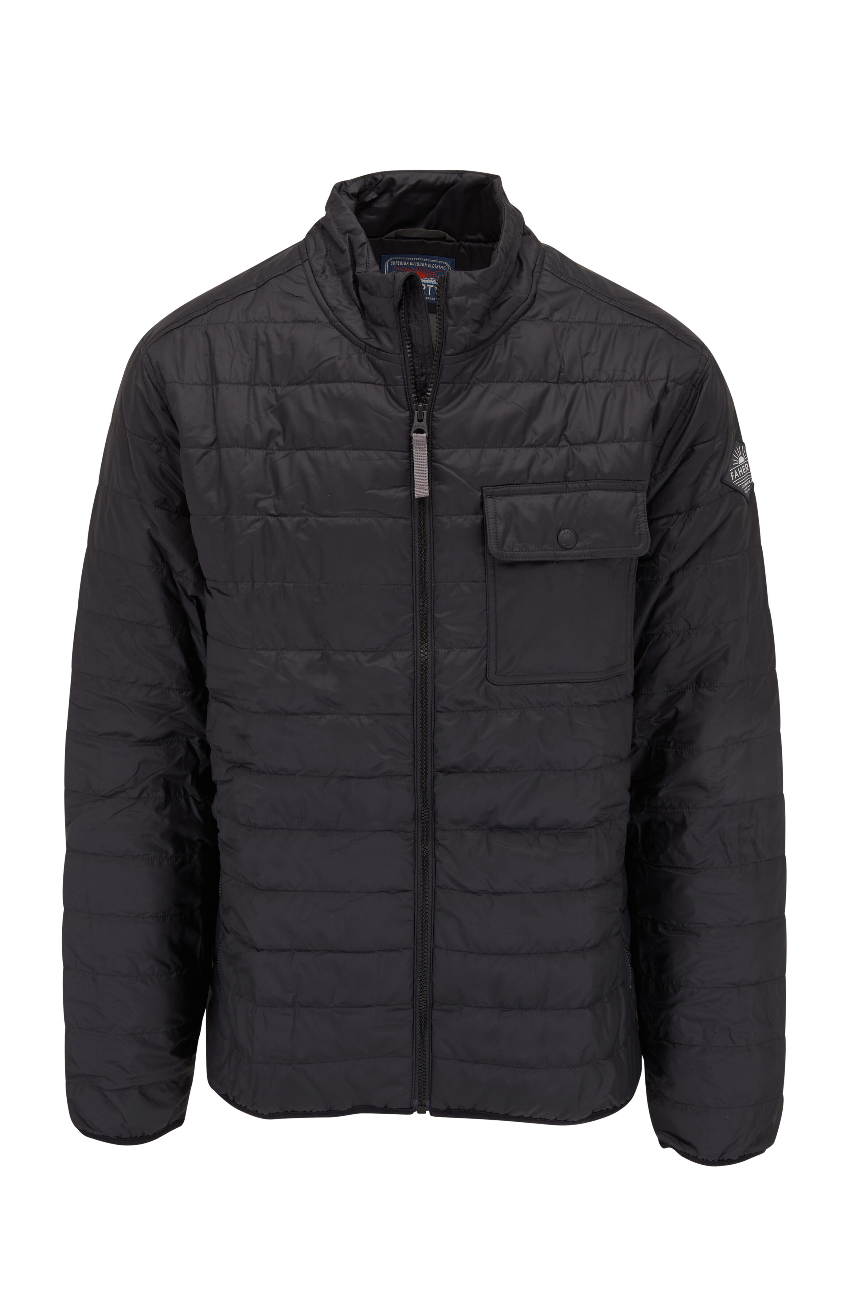 Faherty Brand - Atmosphere Mountain Black Full Zip Jacket