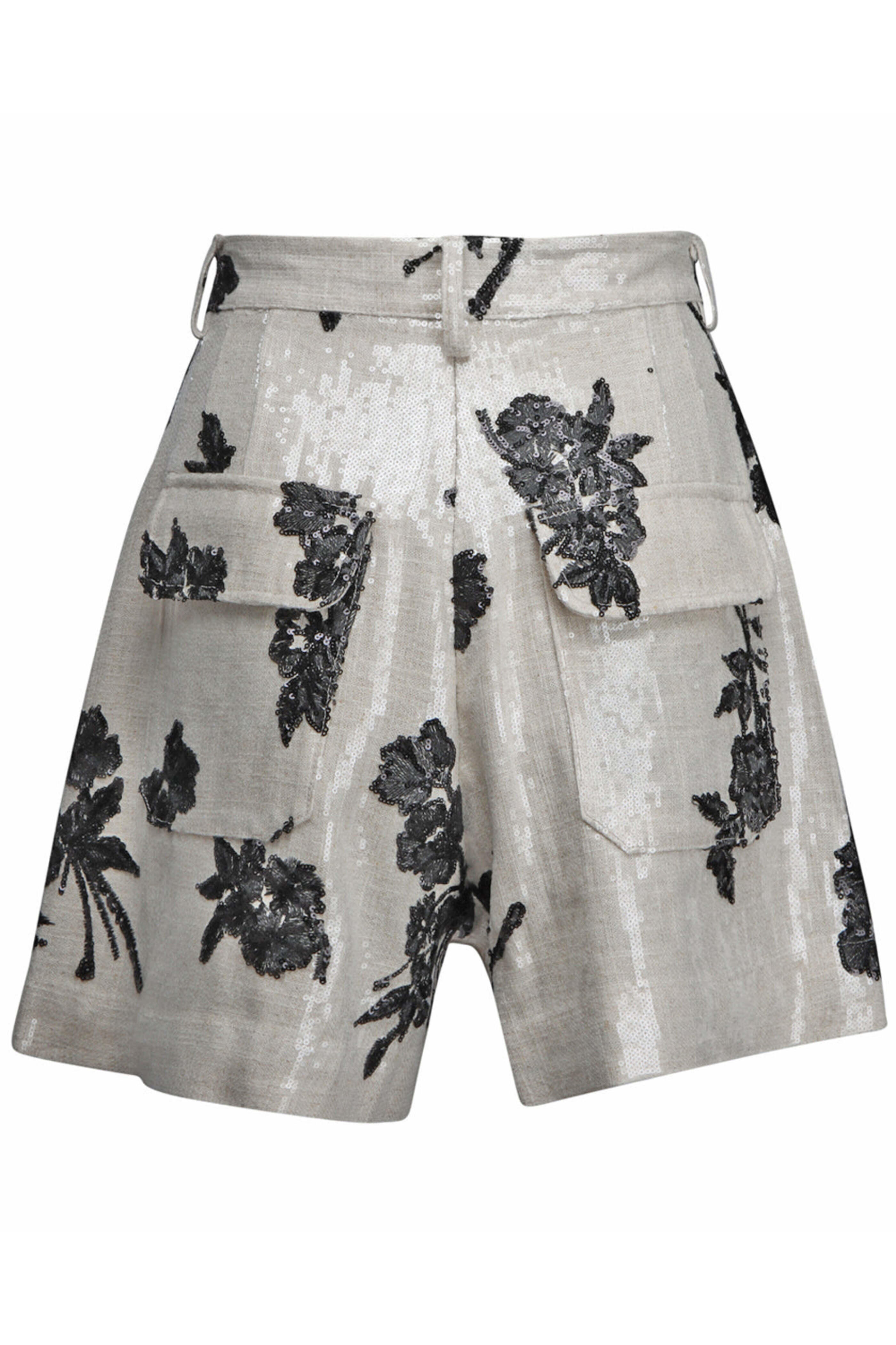 ショートパンツ MARQUES ALMEIDA Women Shorts  Burmudas RST25TR0237DNBLBLIGH Marques ' Almeida - Beige Sequin Embellished Short