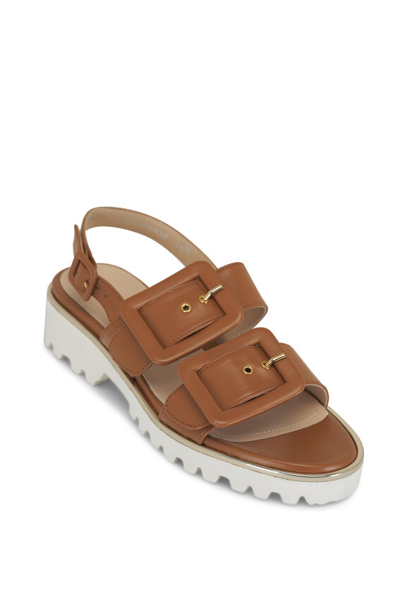 Ron White Callie Light Brown Buckle Sport Sandal