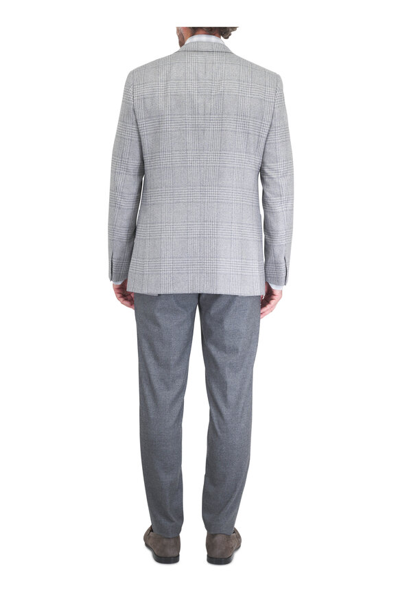 Ferragamo Tiberio Gray Suede Loafer - view 3