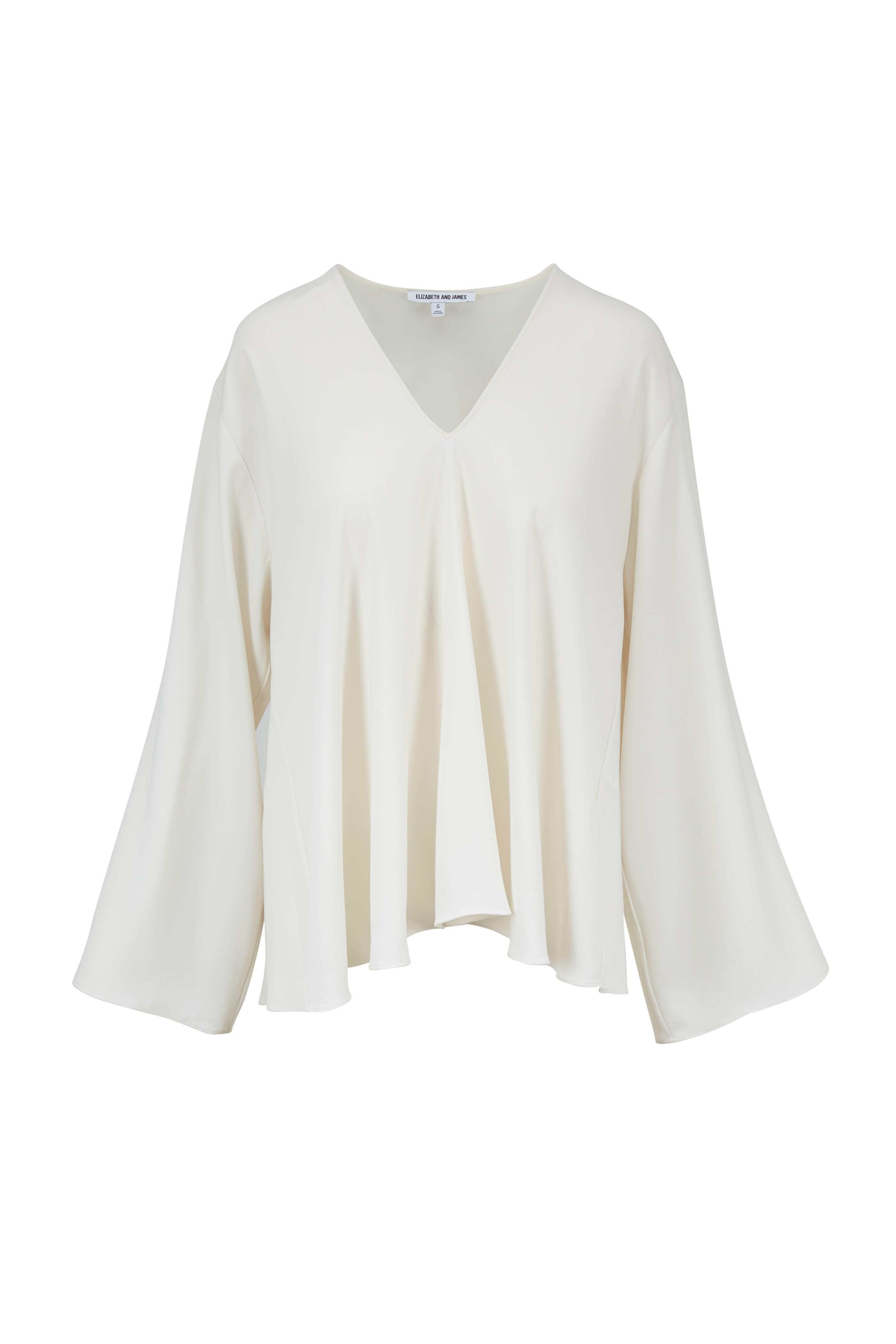 Elizabeth & James - Ellis Alabaster V-Neck Top