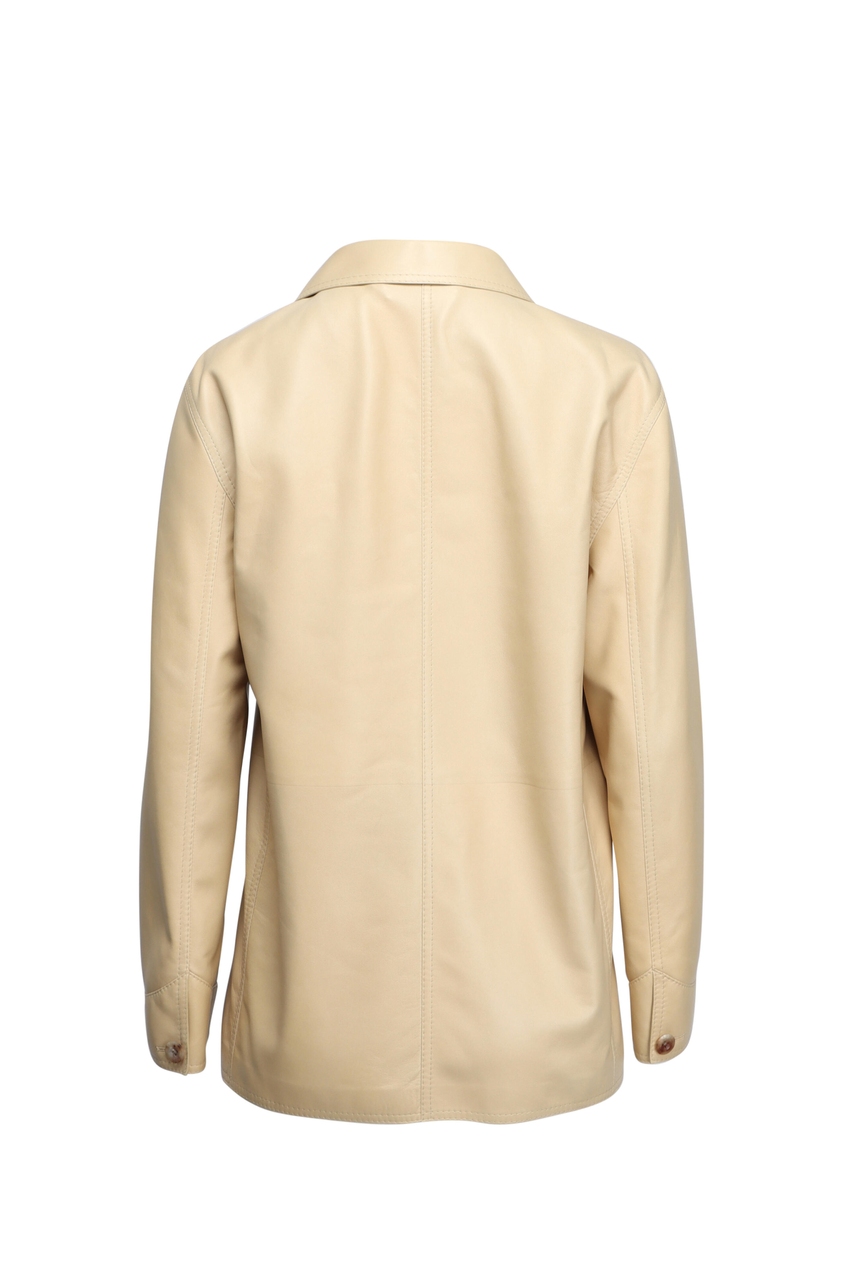 Ralph Lauren - Adrianna Light Sand Leather Jacket