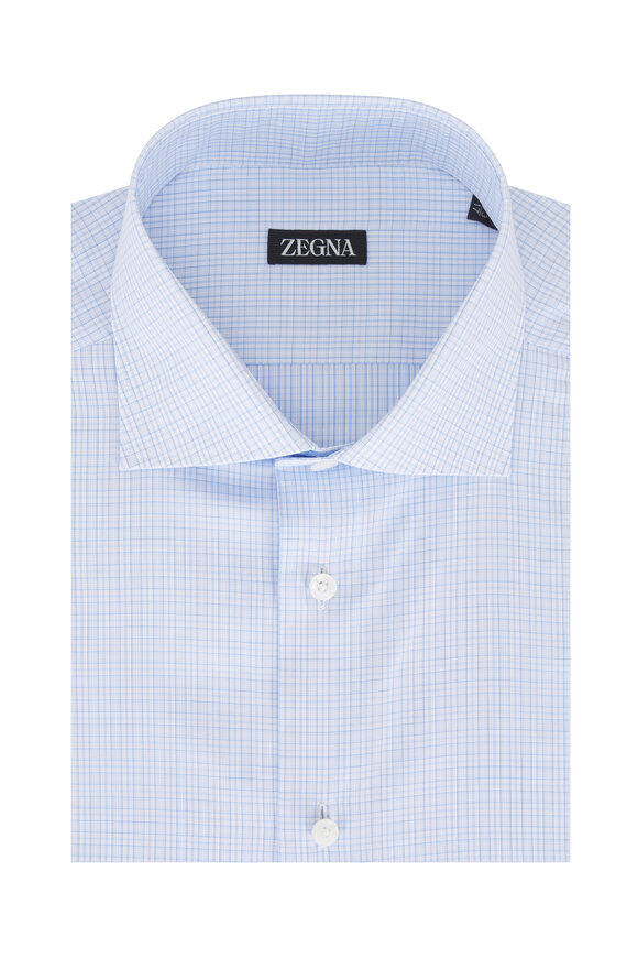 Brioni - White Sea Island Cotton Dress Shirt | Mitchell Stores