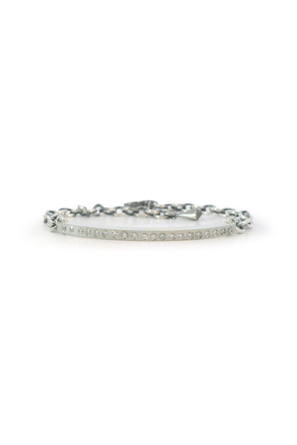 Rene Escobar Small Diana ID Sterling Chain Bracelet