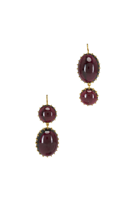 Renee Lewis Almandine Garnet Earrings