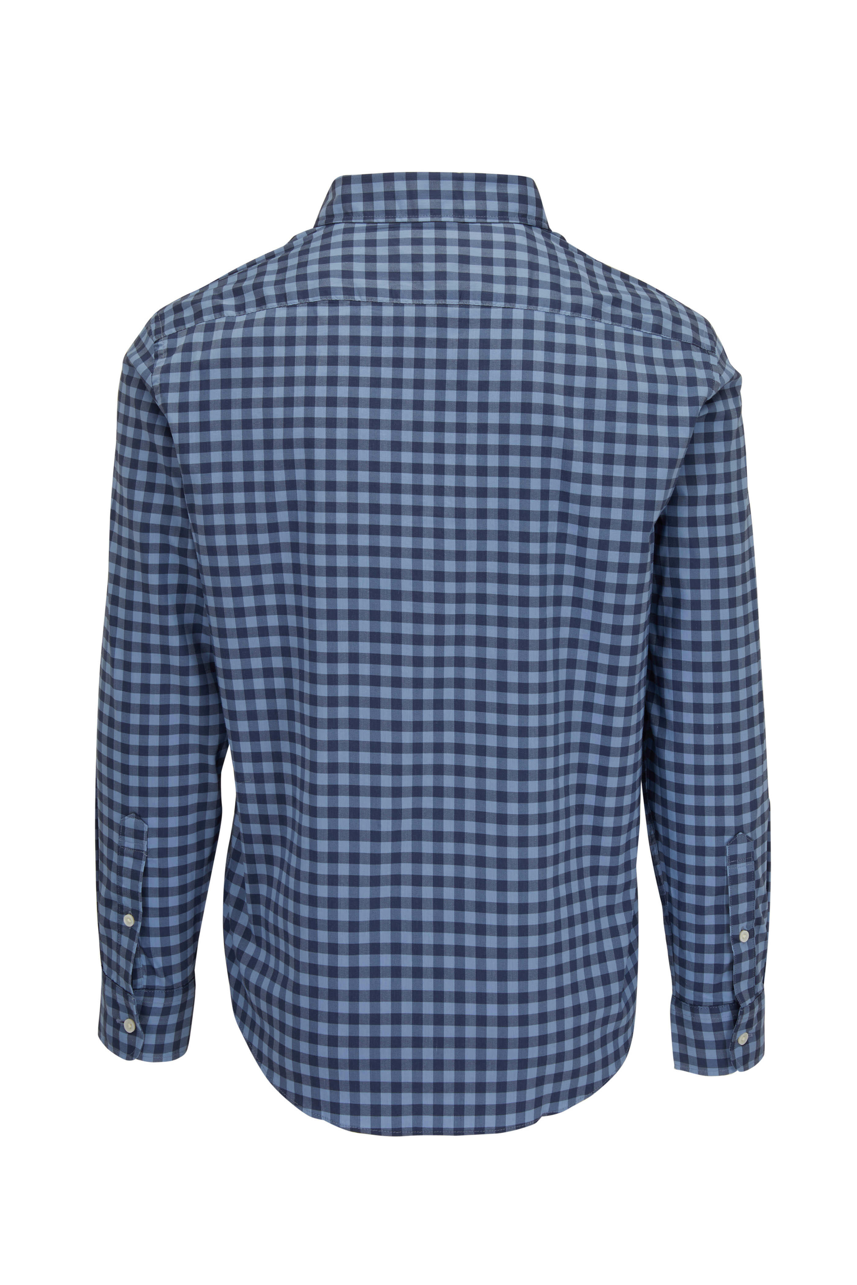 Faherty Brand - Movement™ Navy Skies Check Sport Shirt